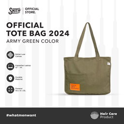 Smith Men Supply - Official Tote Bag - Army Green