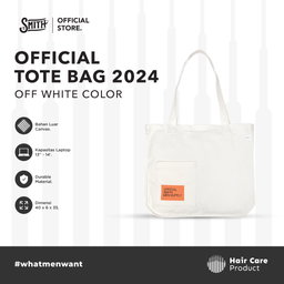 Smith Men Supply - Official Tote Bag - Off White