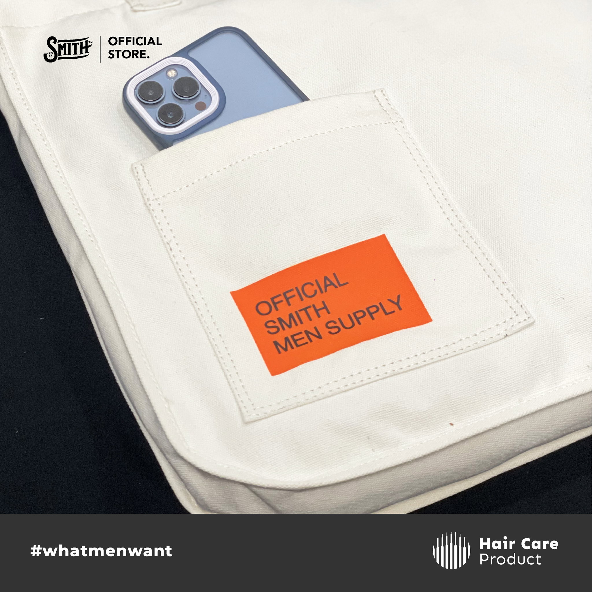 Smith Men Supply - Official Tote Bag - Off White_2