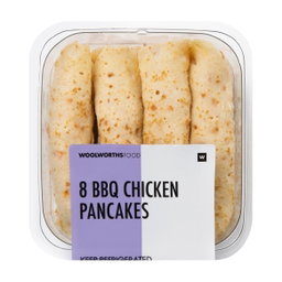 BBQ chicken pancakes 