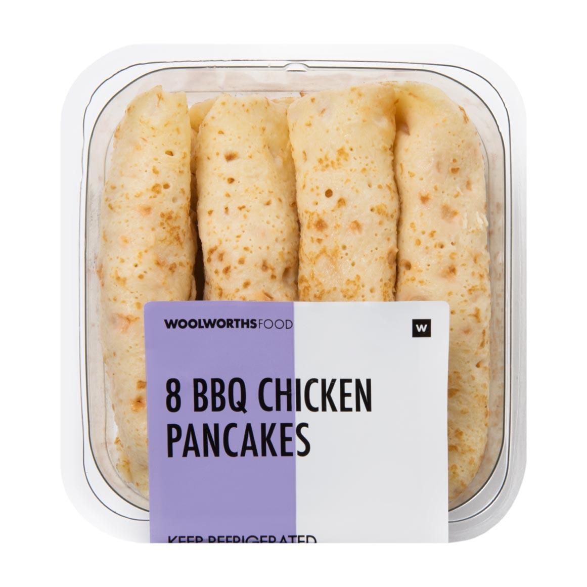 BBQ chicken pancakes 