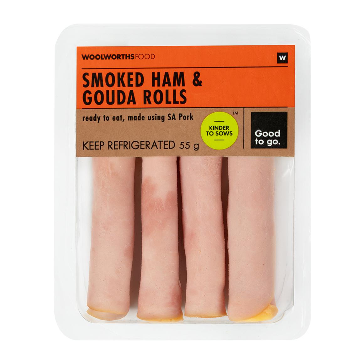 Smoked ham & Gouda rolls 