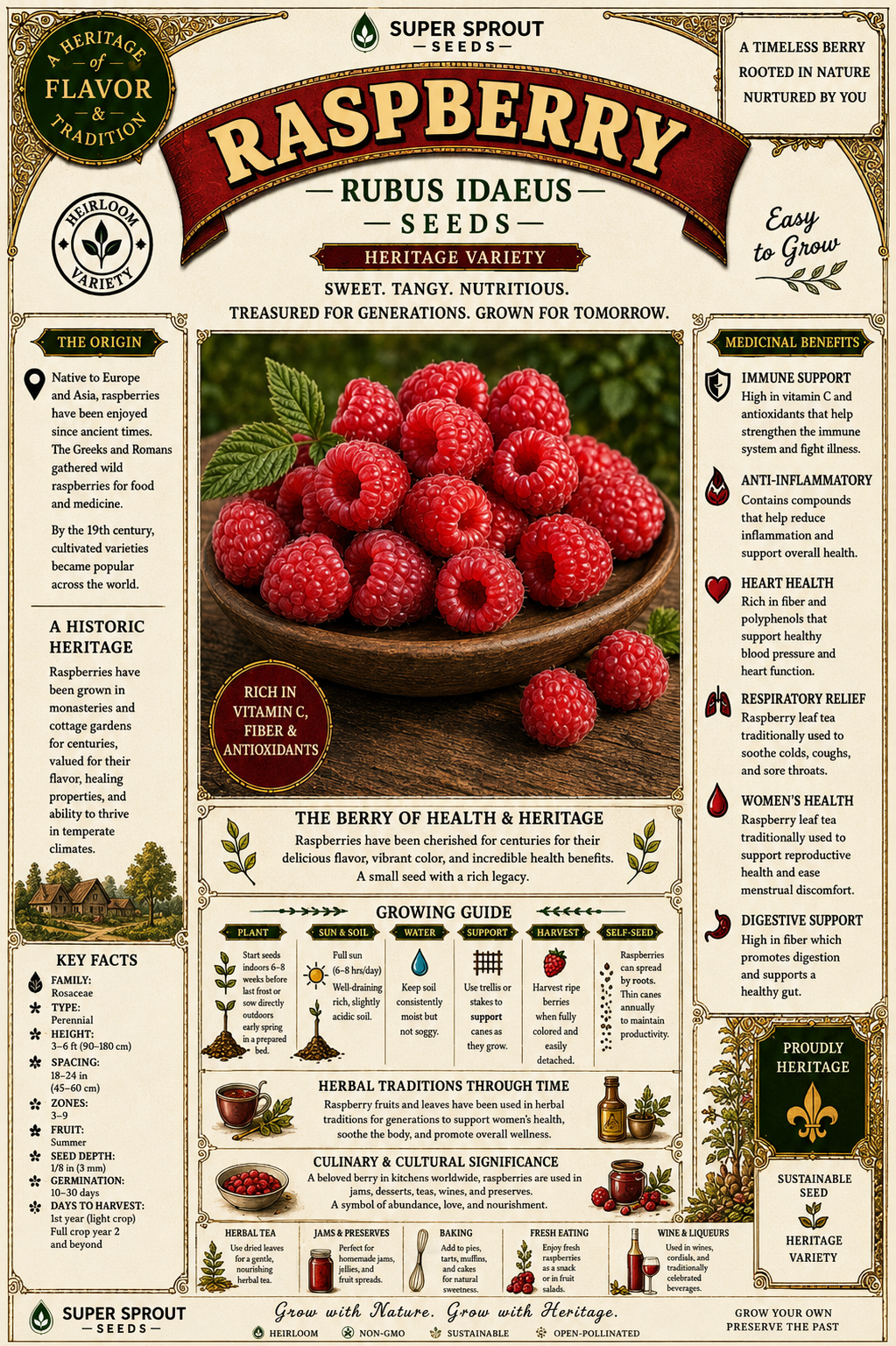 Raspberry x 15 seeds _1