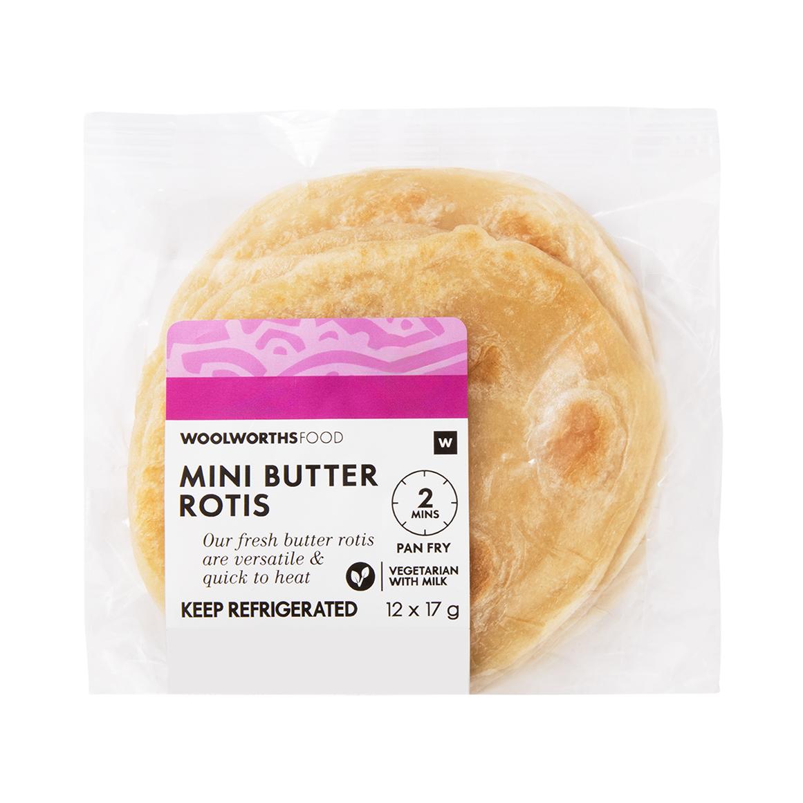 Mini butter rotis