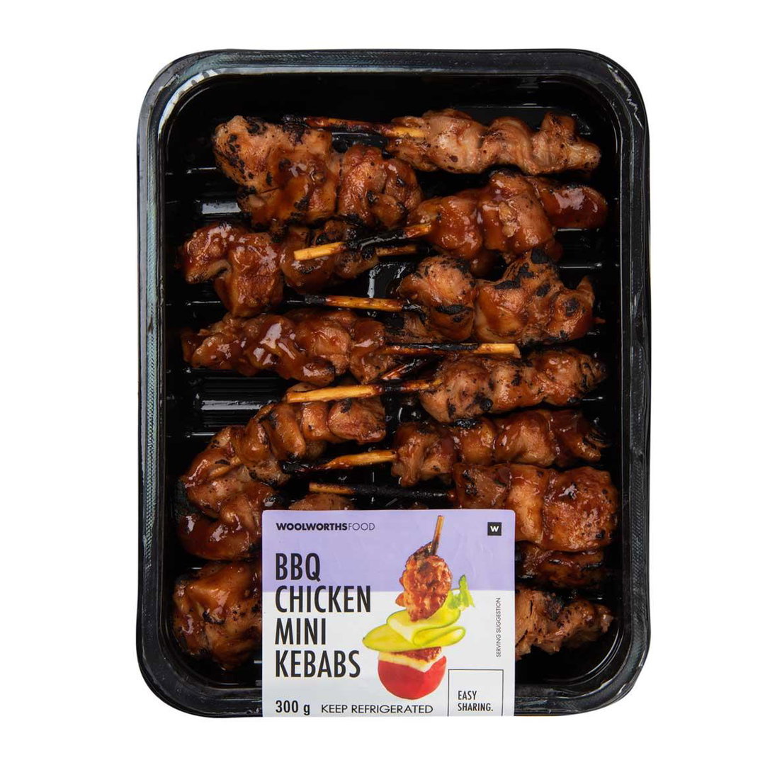 BBQ chicken mini kebabs
