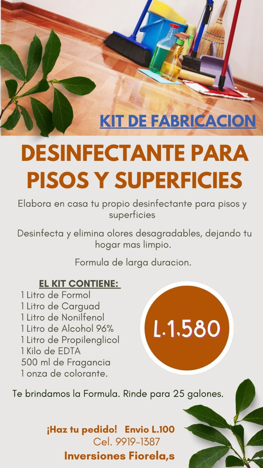 Kit para Elaborar Desinfectante para pisos_0
