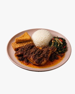 Nasi Ayam Bumbu Hitam Madura