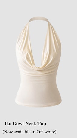 Ika Cowl Neck Top 