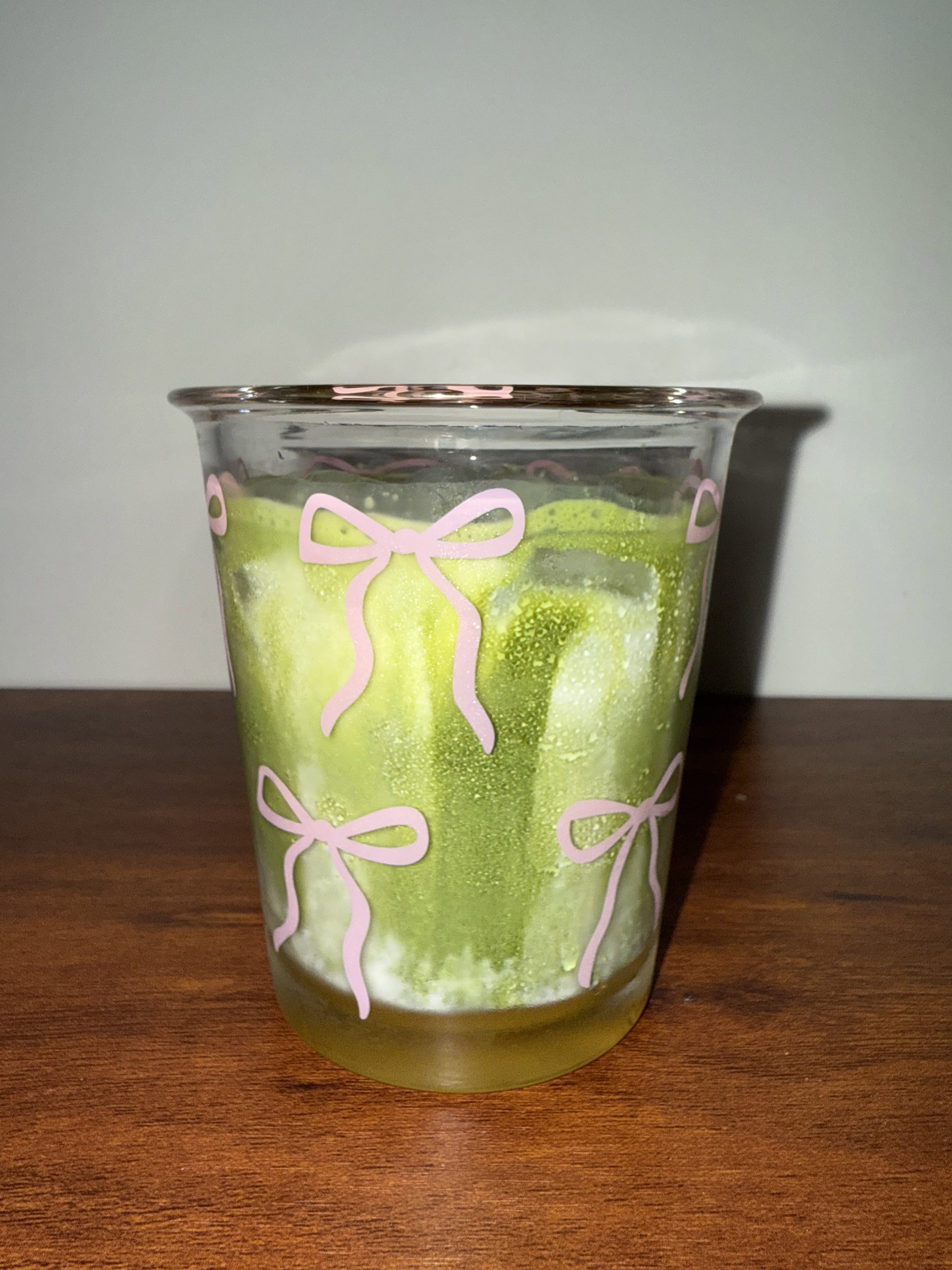 Honey Oat Matcha Latte