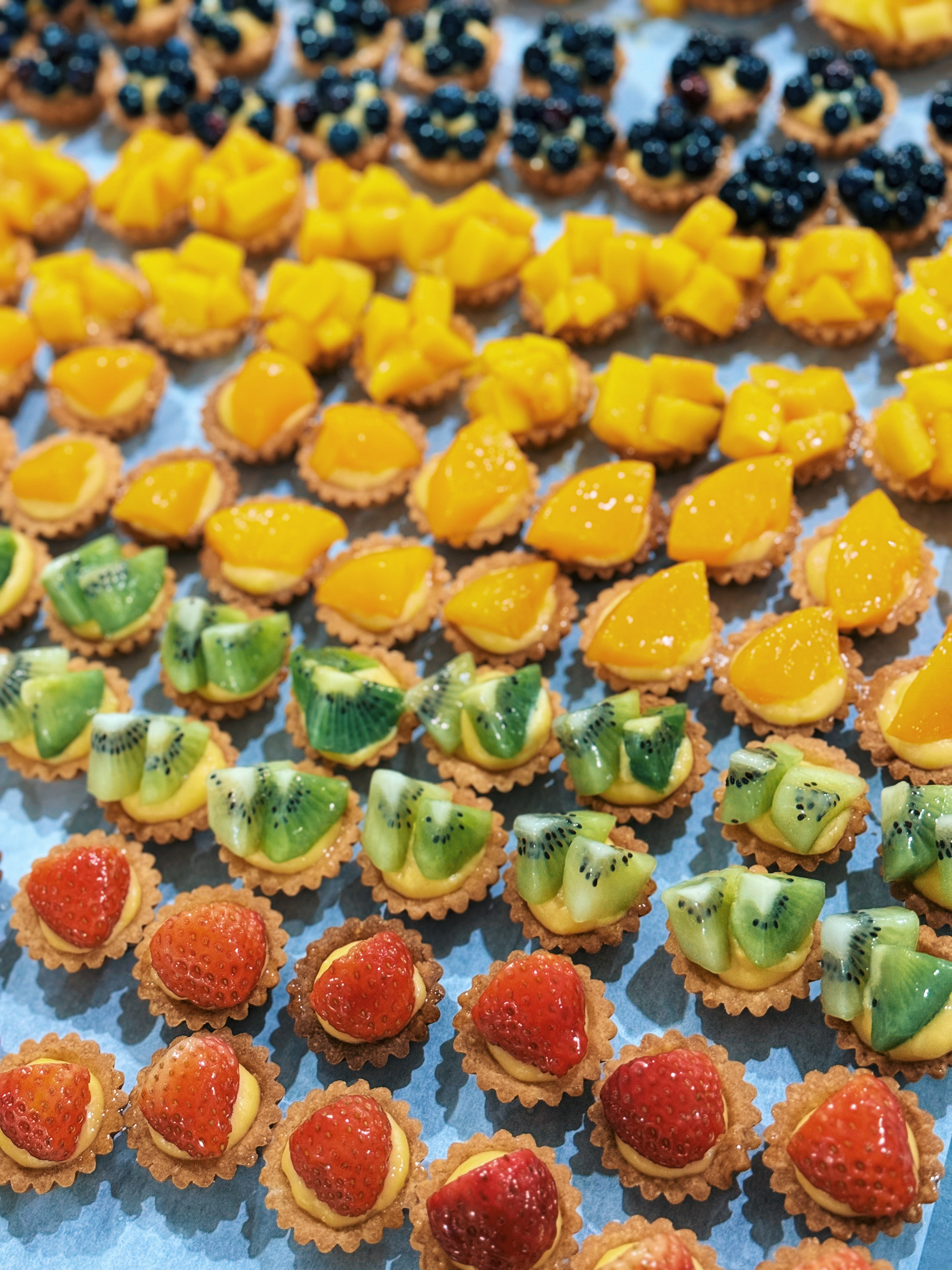 Fresh Mixed Fruit Tart, Minis