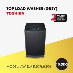 TOSHIBA 10.5 KG TOP LOAD WASHER AW-DM1150PM(SG)