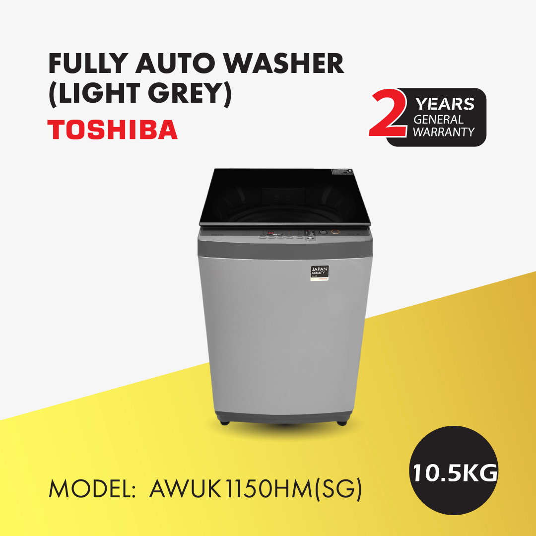 TOSHIBA 10.5 KG TOP LOAD WASHER AW-DM1150PM(SG)