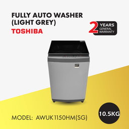 TOSHIBA 10.5 KG TOP LOAD WASHER AW-DM1150PM(SG)