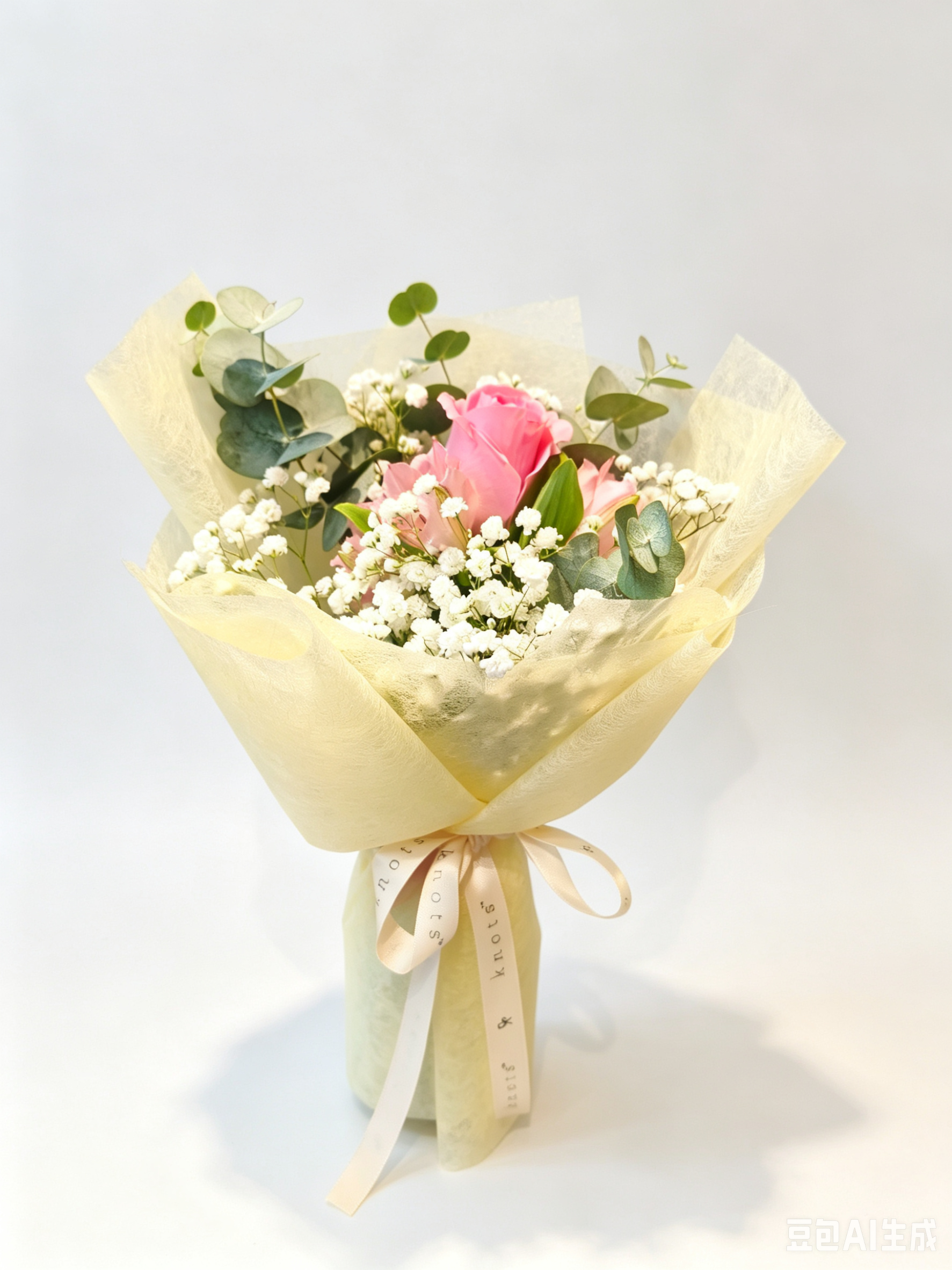 GrabMart Flower Bouquet Pink Rose 1 stalk -_0