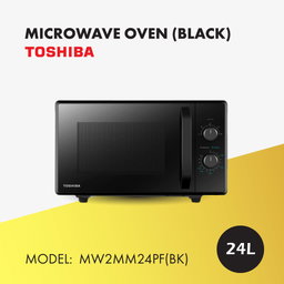 TOSHIBA MICROWAVE OVEN 24L BLACK MW2MM24PF(BK)