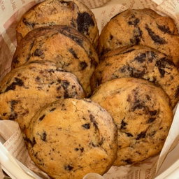 dark choc black sesame cookie