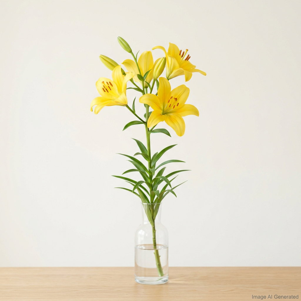 (Loose Stalk) Lily Spray (2-6 flower)_4
