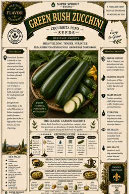 🥒GREEN BUSH ZUCCHINI 🥒 x 10 seeds