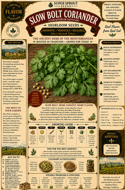 🌱SLOW BOLT CORIANDER🌱 x 50 seeds