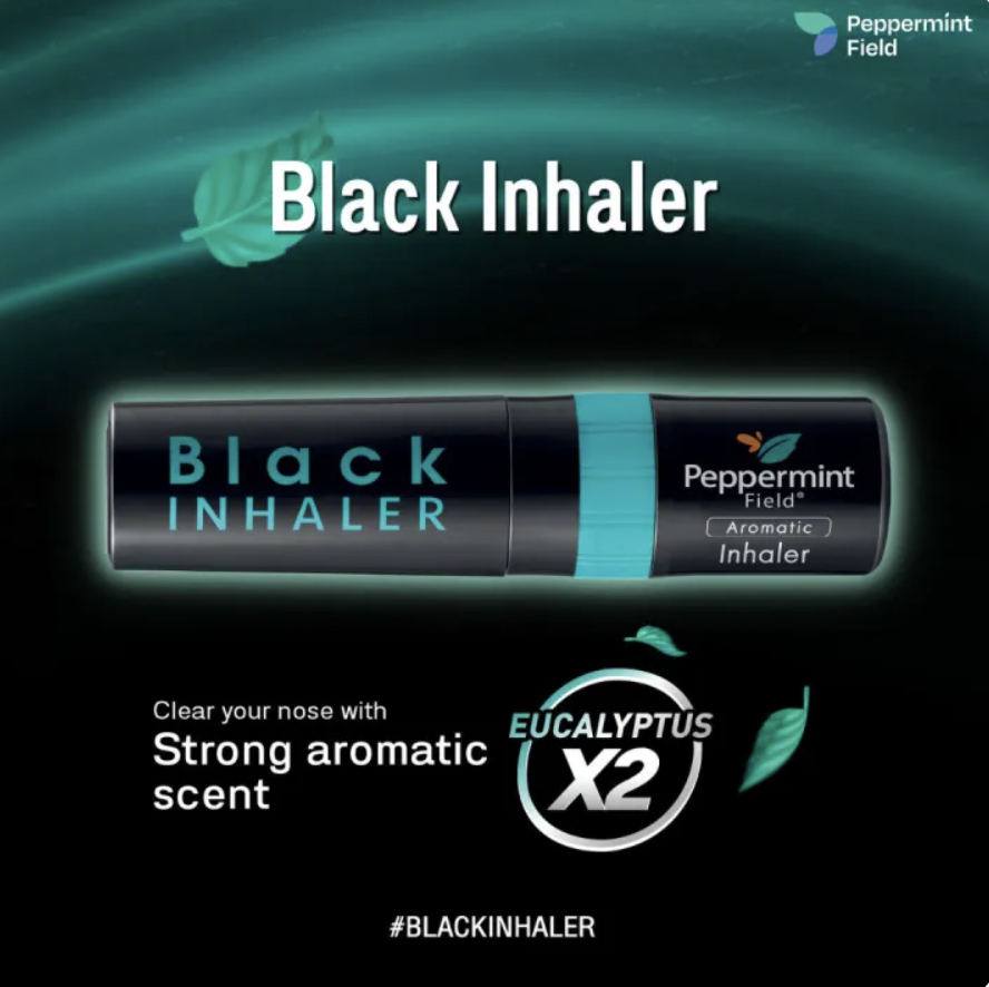 Peppermint Field - Inhaler Box of 60 (Black) | Wholesale Household Singapore_1