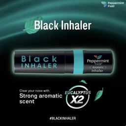 Peppermint Field - Inhaler Box of 60 (Black) | Wholesale Household Singapore