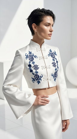 The Porcelain Cheongsam Jacket 