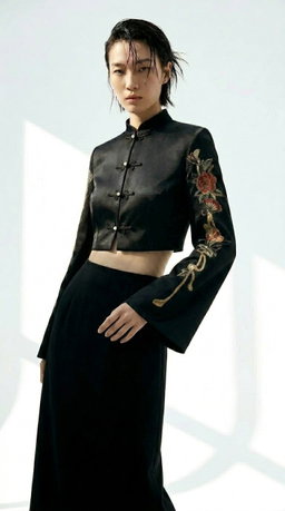 The Peonies Cheongsam Jacket 