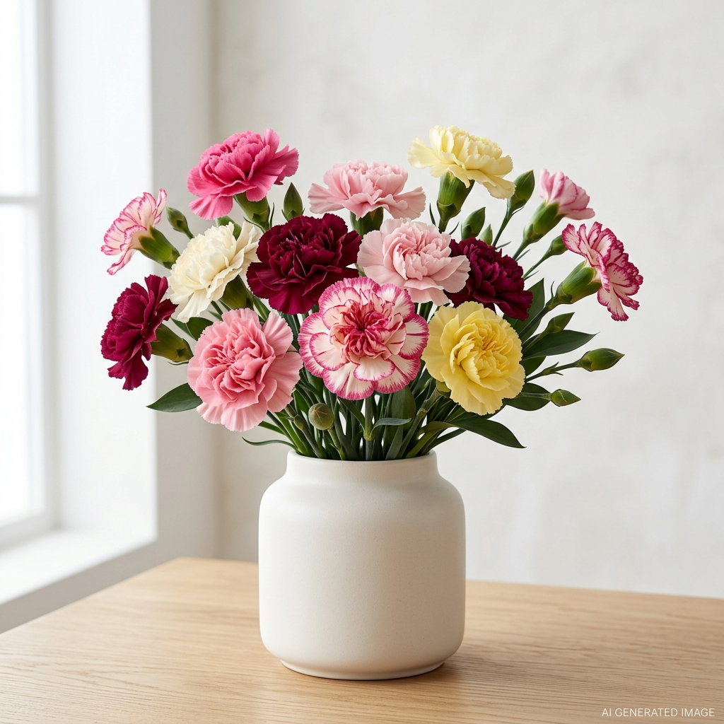 (Loose Stalk) Carnation Head