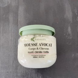 Crème nourrissante et démêlante - Mousse Avocat / KREOLITY