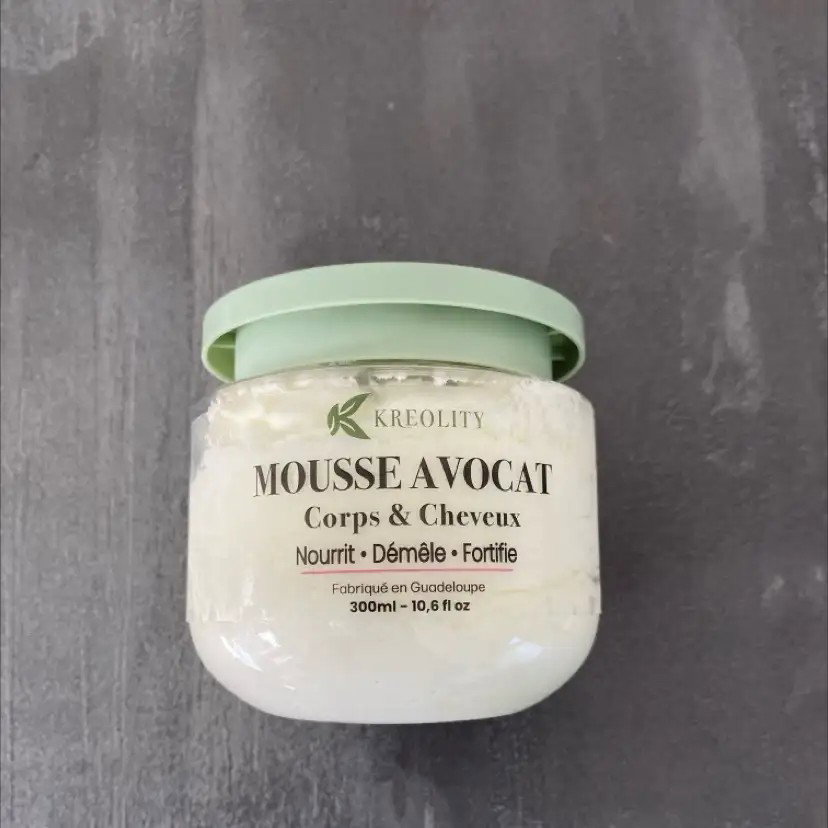Crème nourrissante et démêlante - Mousse Avocat / KREOLITY