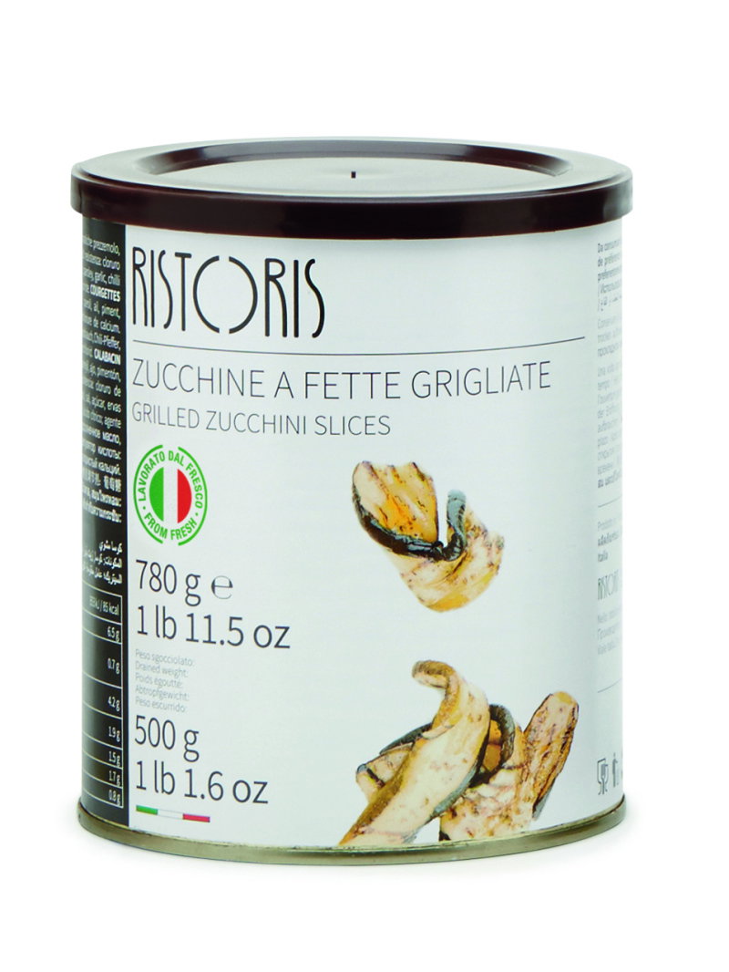 GRILLED ZUCCHINI SLICED 780G TIN