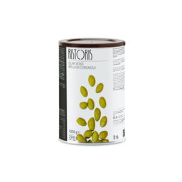 WHOLE GREEN OLIVES 4.1KG TIN