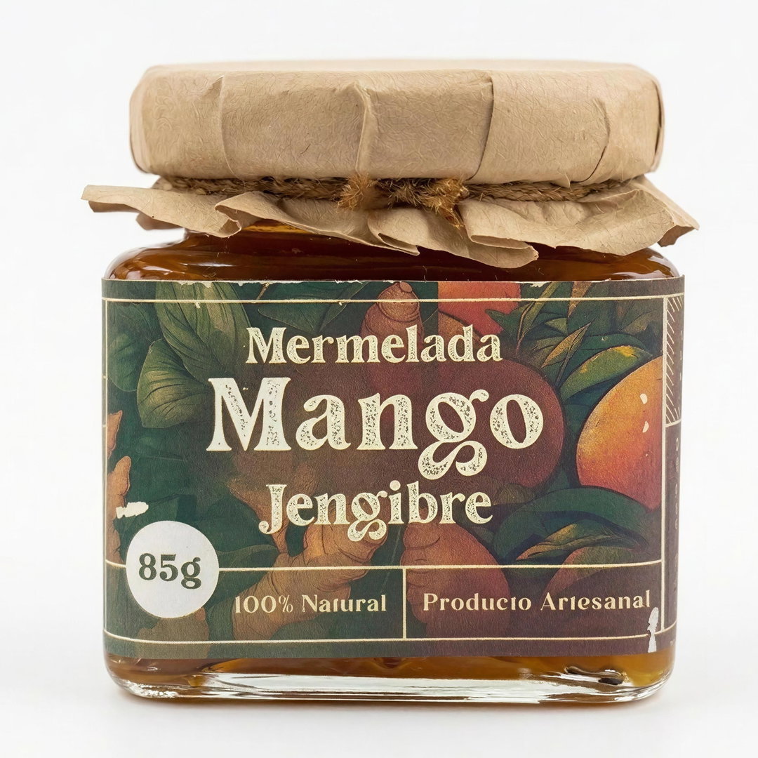Mermelada Mango con Citrico y Jengibre (85g)