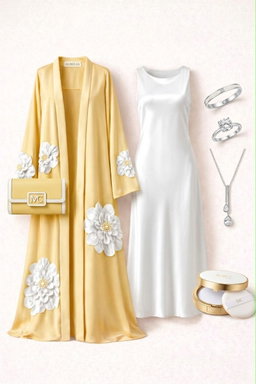 PINTERESTY 3D FLOWER ABAYA