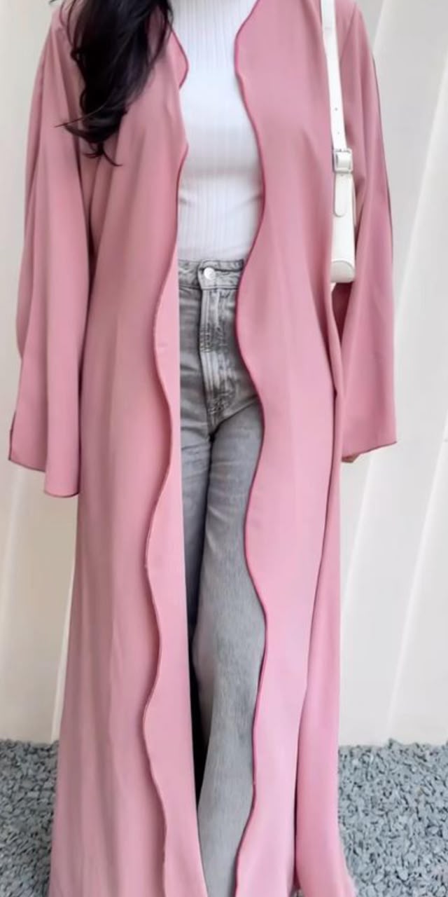 PINTERESTY WAVY SHRUG ABAYA