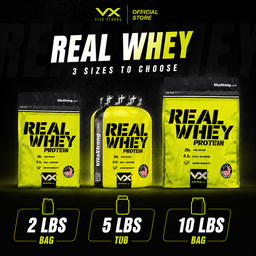 VITAXTRONG™ Real Whey Protein (5lbs/2.3kg) — Designed for Performance & Recovery | Lab-Tested • No Amino Spiking | Lean Muscle Growth
