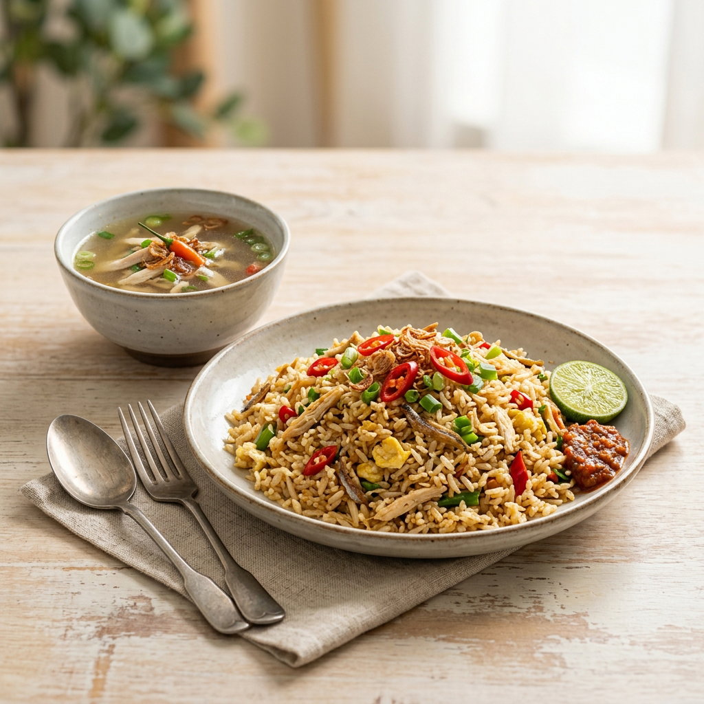 Nasi goreng kampung /nasi goreng cina /nasi goreng biasa /nasi goreng cilipadi _0