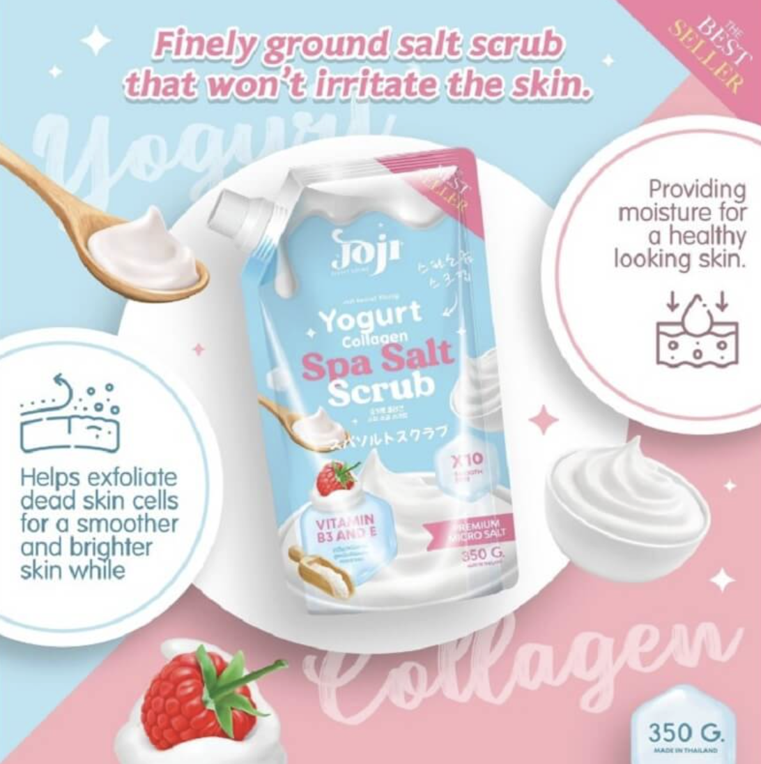 JOJI Secret Young - Spa Salt Scrub 350g (Yogurt Collagen) | Wholesale Bath & Body Care Singapore