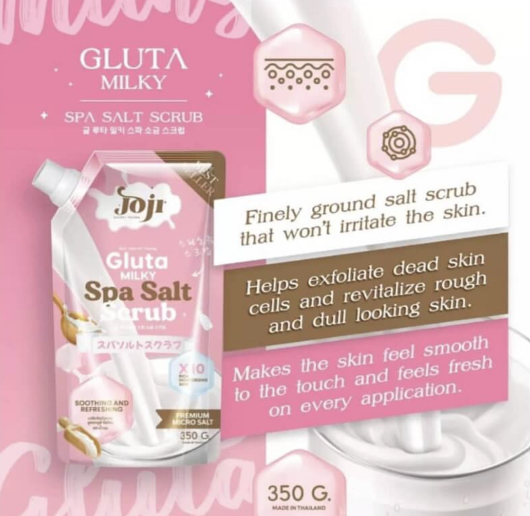 JOJI Secret Young - Spa Salt Scrub 350g (Gluta Milky) | Wholesale Bath & Body Care Singapore_0