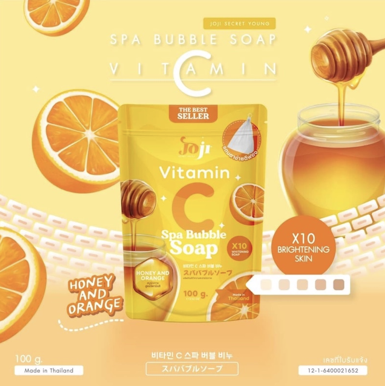 JOJI Secret Young - Spa Bubble Soap 100g (Vitamin C) | Wholesale Bath & Body Care Singapore_2