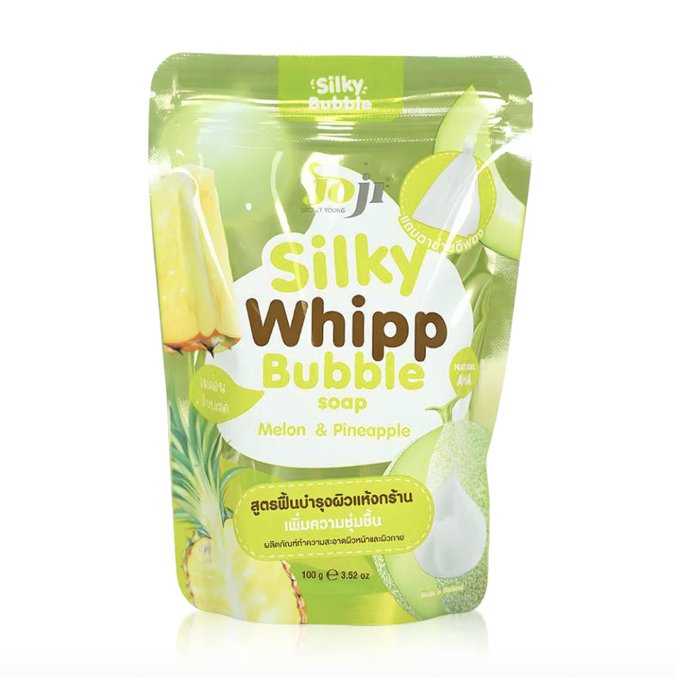 JOJI Secret Young - Silky Whipp Bubble Soap 100g (Cellulite + Anti-Stretchmark Melon & Pineapple) | Wholesale Bath & Body Care Singapore_0