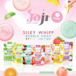 JOJI Secret Young - Silky Whipp Bubble Soap 100g (Vitamin C Aura Bright Orange & Lime) | Wholesale Bath & Body Care Singapore