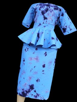 Skirt suit (flared)Top(kitenge) (Copy) (Copy)