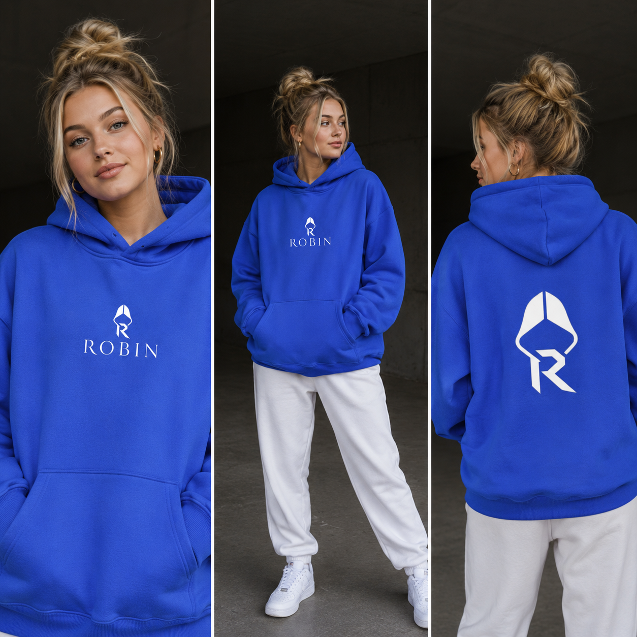 Robin Brand Oversize Fleeced Hoodie (Other Colors)_2