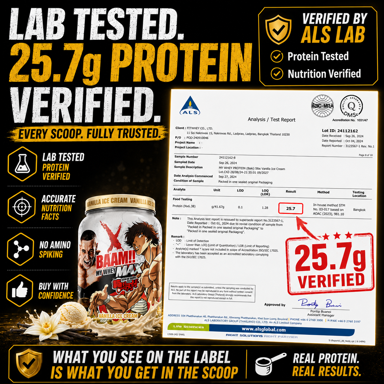 BAAM!!™ My Whey MAX Whey Protein (10lbs / 4.5kg) | 25g High-Quality Whey Protein • Lab-Tested • Low Sugar • Muscle Recovery • Limited Edition Delicious Flavors_2
