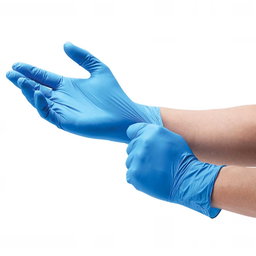 Disposable Nitrile Gloves Blue Box 100Pcs