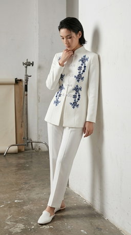 The Porcelain Cheongsam Jacket 