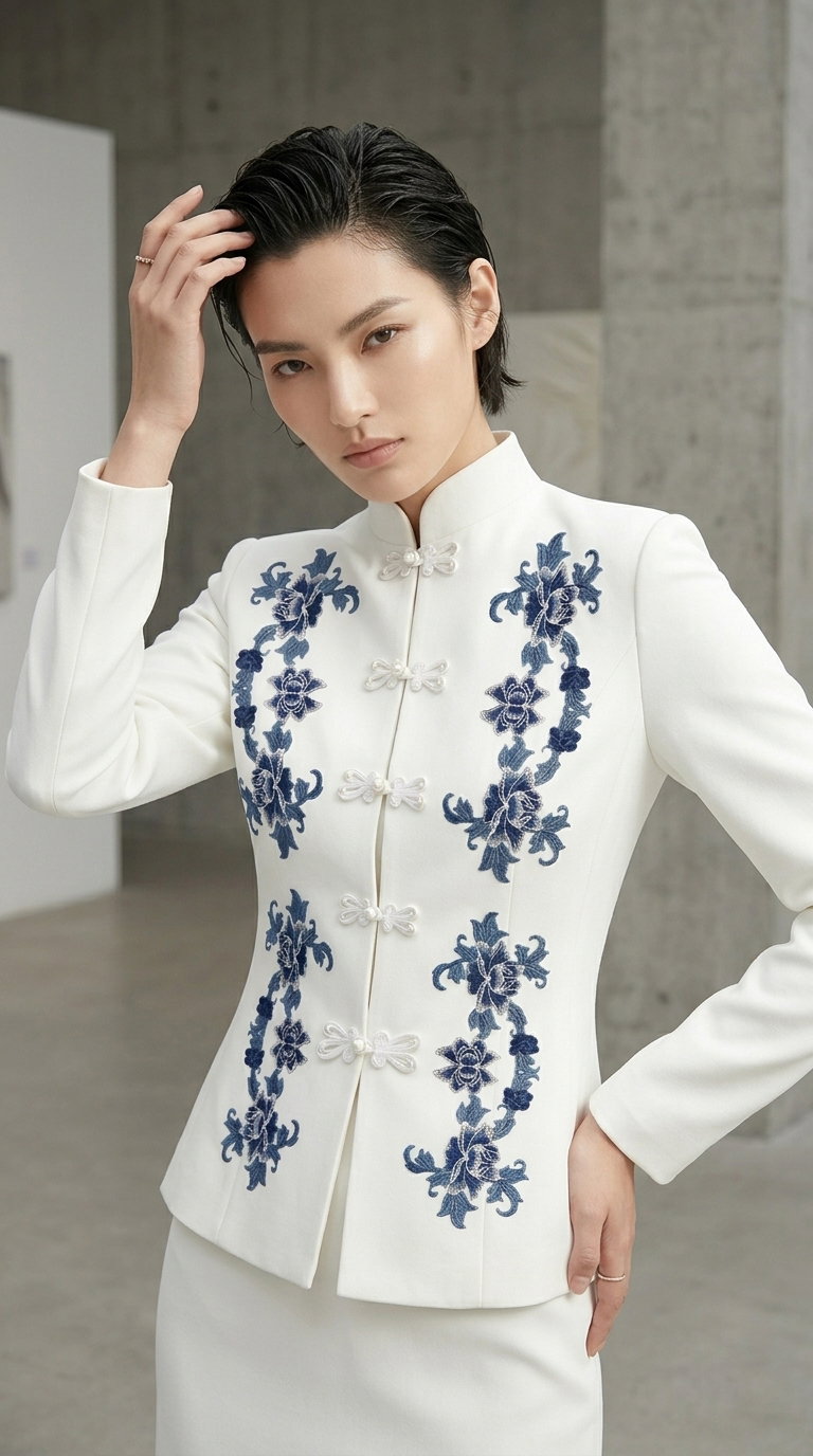 The Porcelain Cheongsam Jacket _6