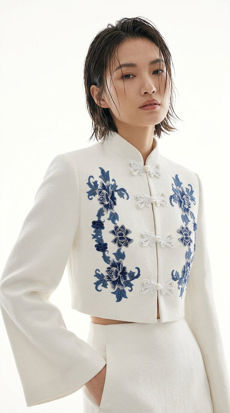 The Porcelain Cheongsam Jacket _1