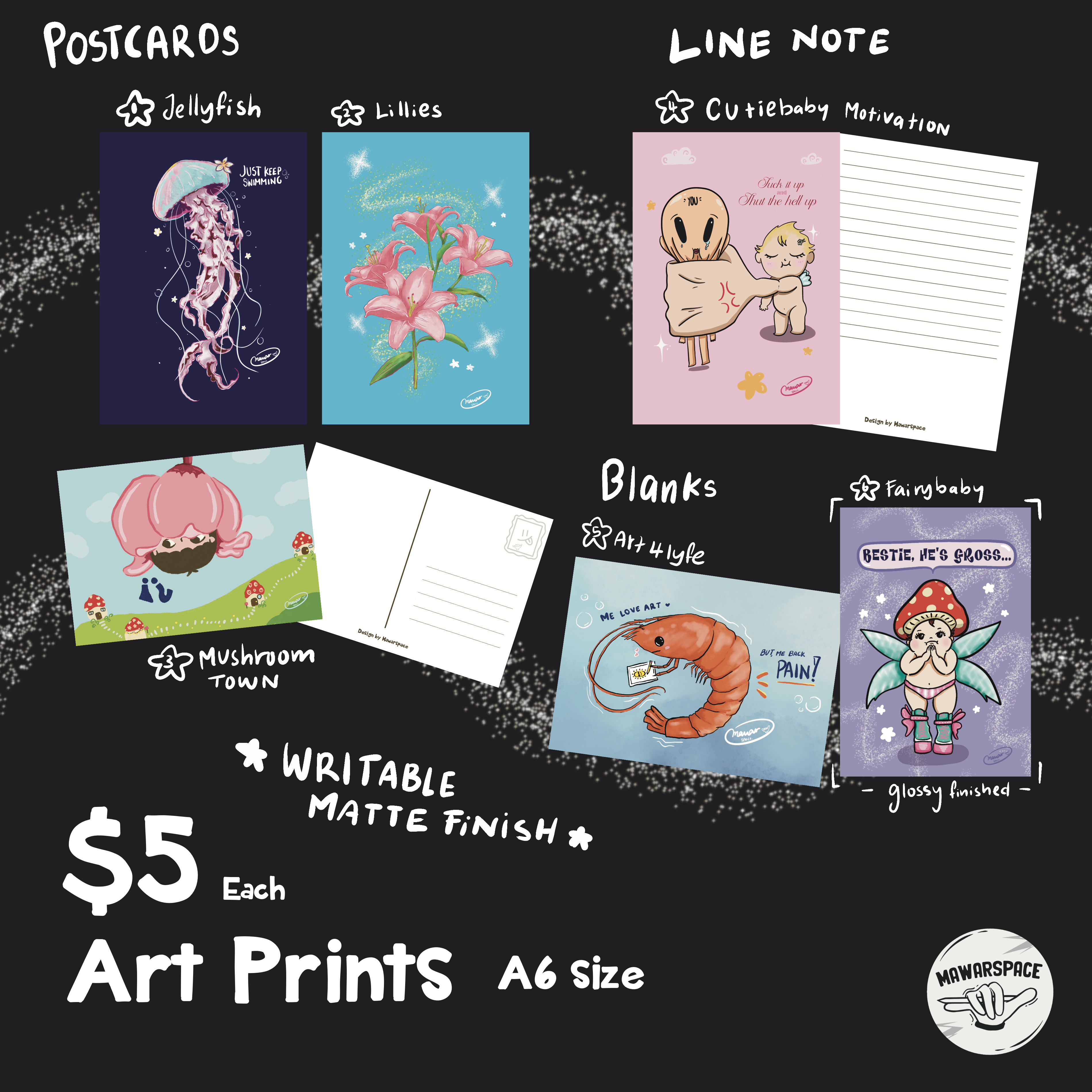 A6 Art Prints